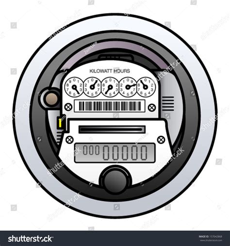 electrical meter box clip art|electricity meter vector.